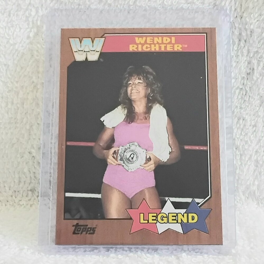 5/$20 Mint 2017 Topps Heritage Wendy Richter Legend Bronze WWE Card 100!!